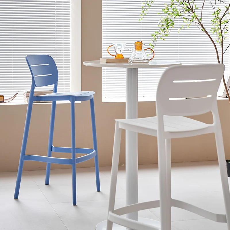 Outdoor Furniture Europe - 럭셔리 플라스틱 바 의자 적층형 야외