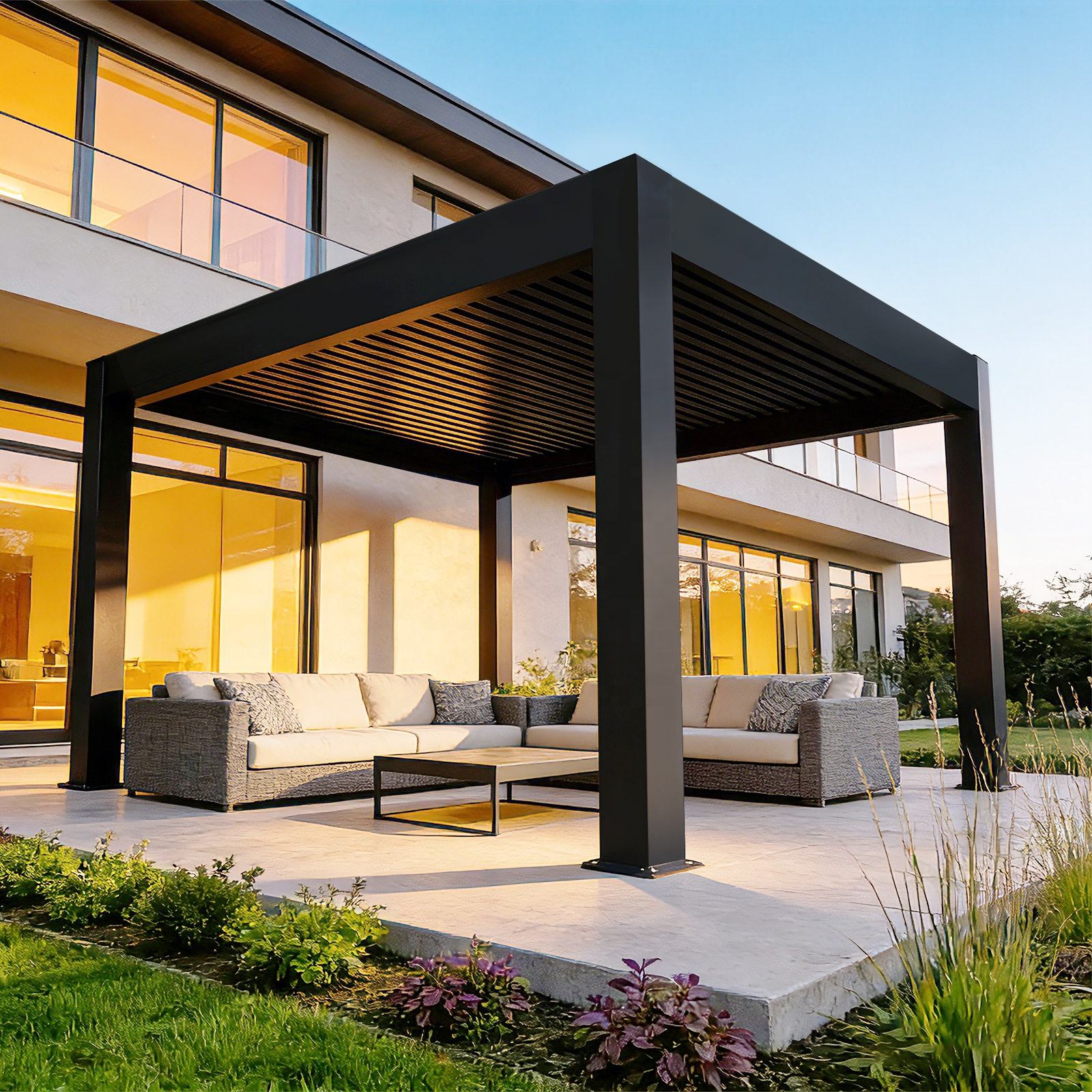 Outdoor Furniture Ideas - 야외 설치가 간편한 알루미늄 합금 파빌리온