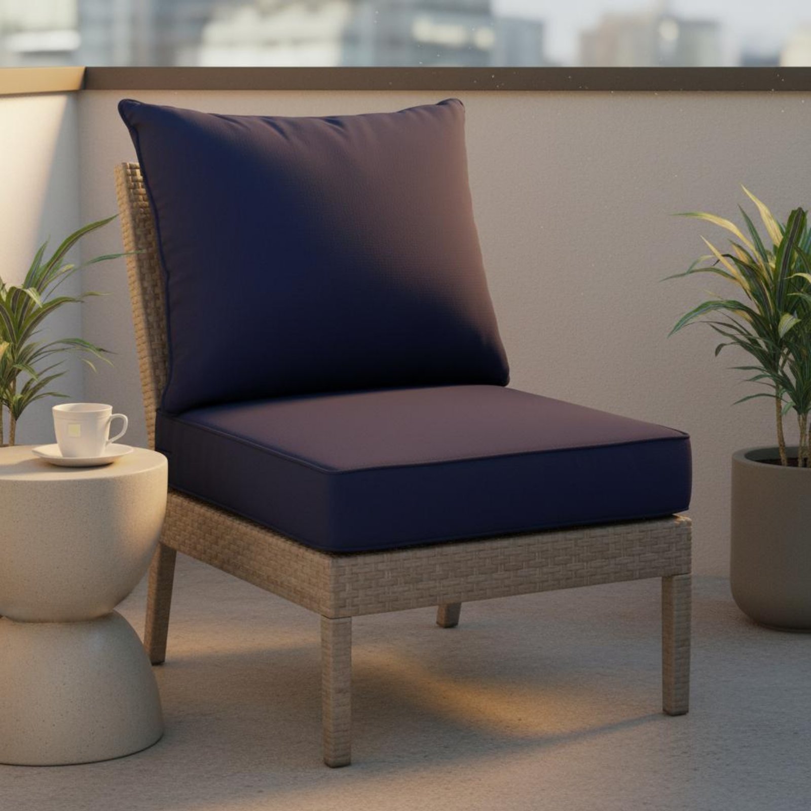 Outdoor Furniture Pads - 파티오 의자 패드 숨겨진 잠금장치 파티오
