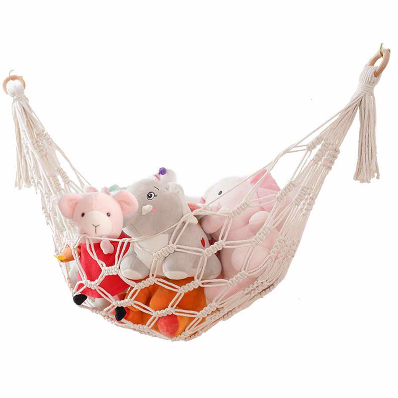 Outdoor Furniture Kids - Macrame 해먹 그물 장난감 보관 보호