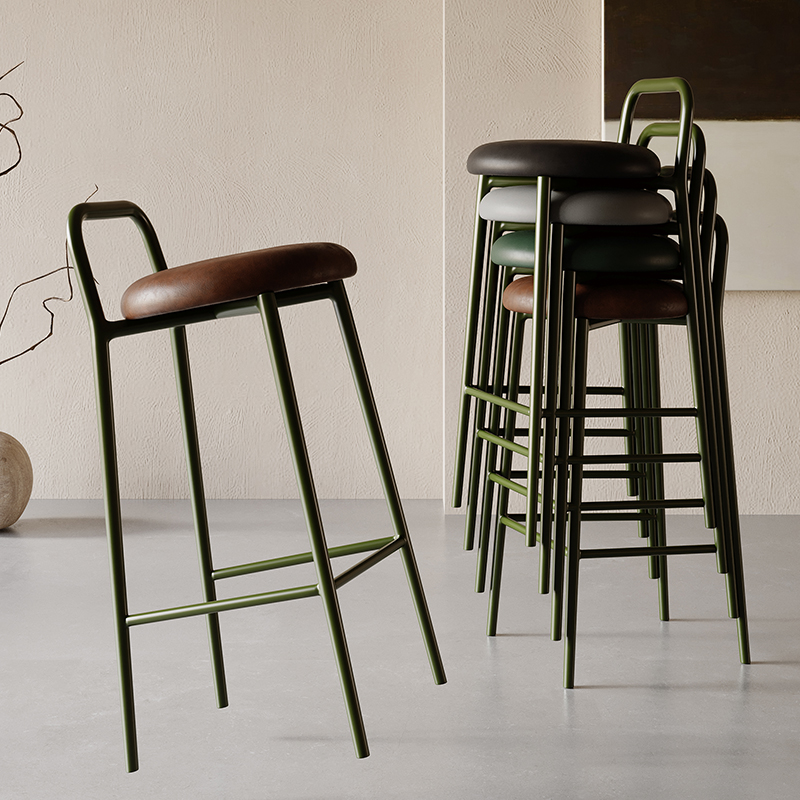 Outdoor Furniture Ideas - 고급 거실 바 스툴 금속 야외