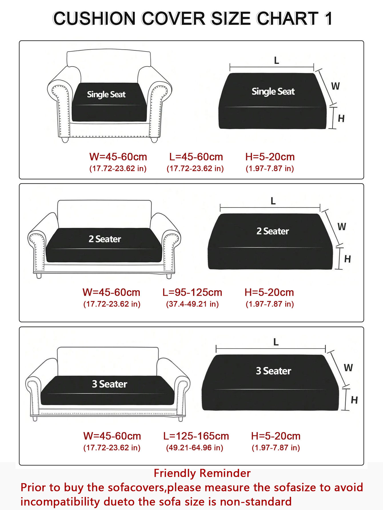 1pc 방수 소파 쿠션 커버 자카드 폴라 플리스 스트레 - Outdoor Furniture No Cushions 리뷰 및 가격
