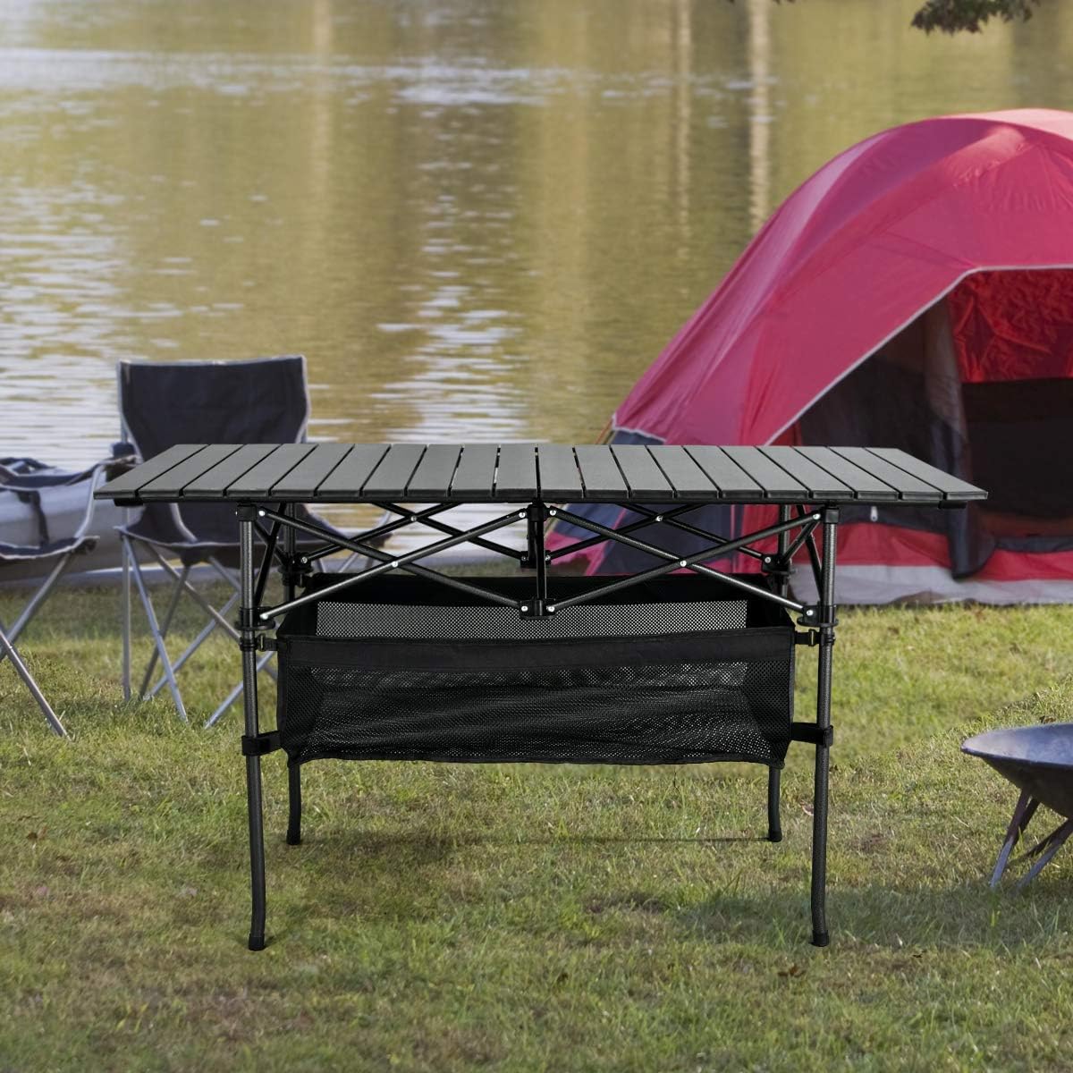 접이식 휴대용 캠핑 테이블 알루미늄 접이식 경량 롤업  - Outdoor Furniture Europe 리뷰 및 가격