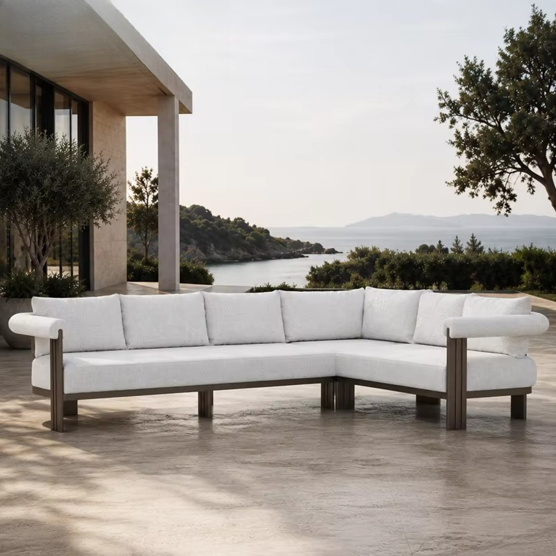 # 럭셔리 빌라 소파 세트 모던 알루미늄 L자형 야외  - Outdoor Furniture L Shape 리뷰 및 가격