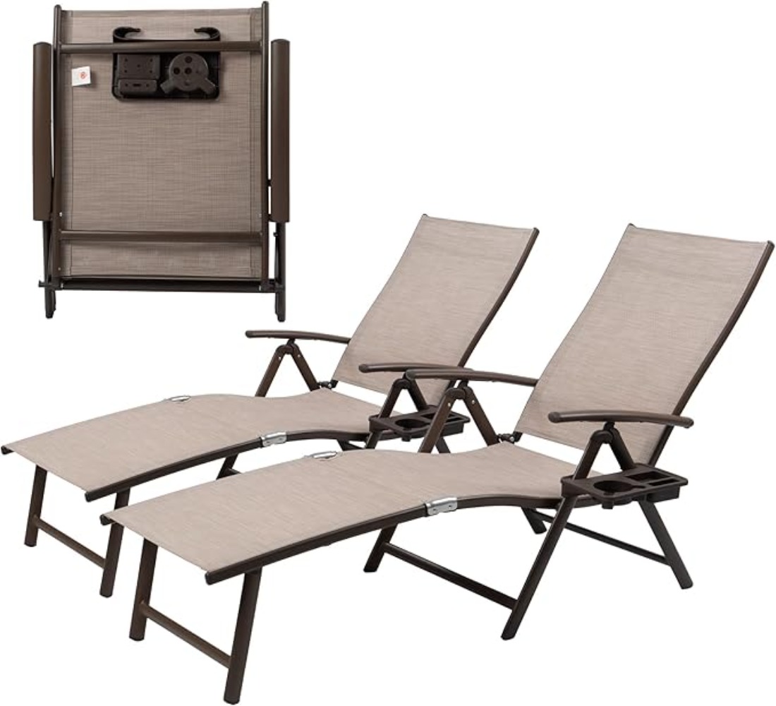 알루미늄 리클라이닝 라운지 의자, 해변, 마당, 수영장 - Deck Chair Lounger 리뷰 및 가격