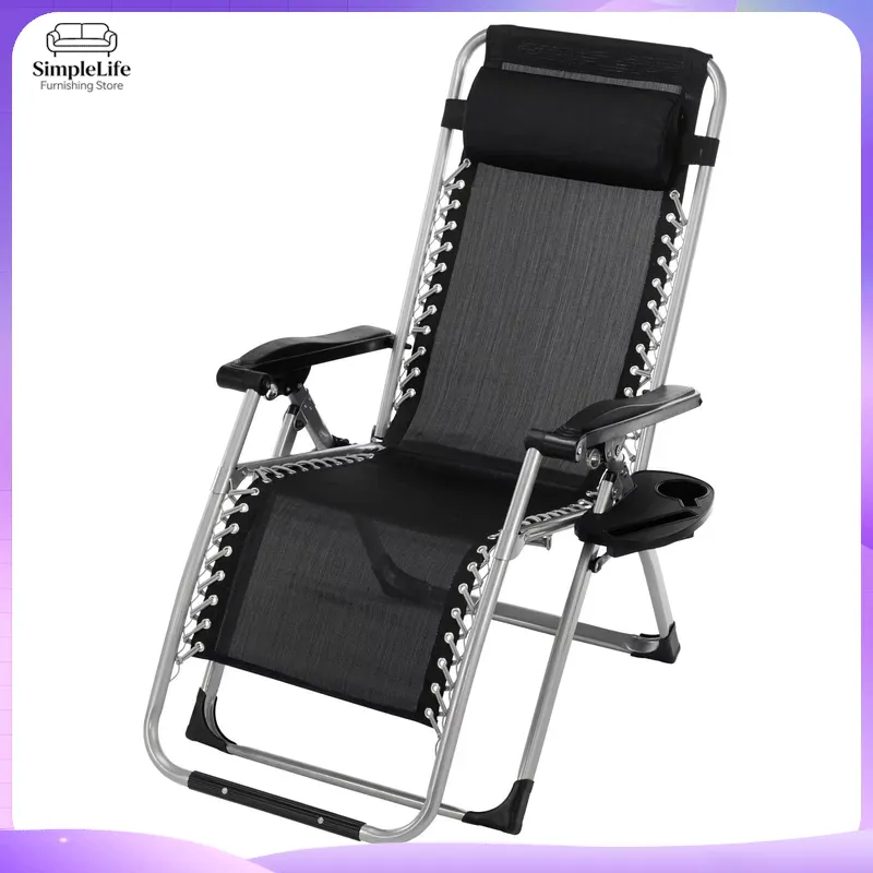 무중력 접이식 라운지 의자, 그레이 테라스 비치 라운지 - Deck Chair Lounger 리뷰 및 가격