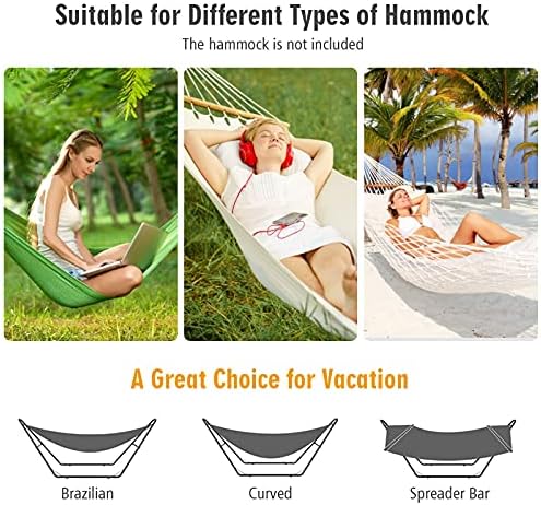 유니버설 2인용 해먹 스탠드(스탠드만 제공), 고강도  - Hammock With Stand 리뷰 및 가격
