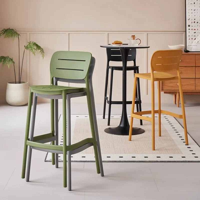 럭셔리 플라스틱 바 의자 적층형 야외 높은 스툴 바 의 - Outdoor Furniture Europe 리뷰 및 가격