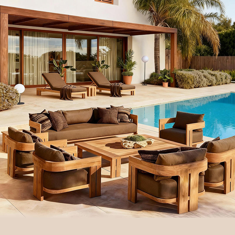 야외 티크 소파 세트 2026 |   프리미엄 정원 파 - Outdoor Furniture Europe 리뷰 및 가격