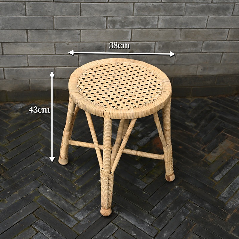 빈티지 등받이 통기성 쿠션이 있는 야외 수제 천연 등나 - Outdoor Furniture No Cushions 리뷰 및 가격
