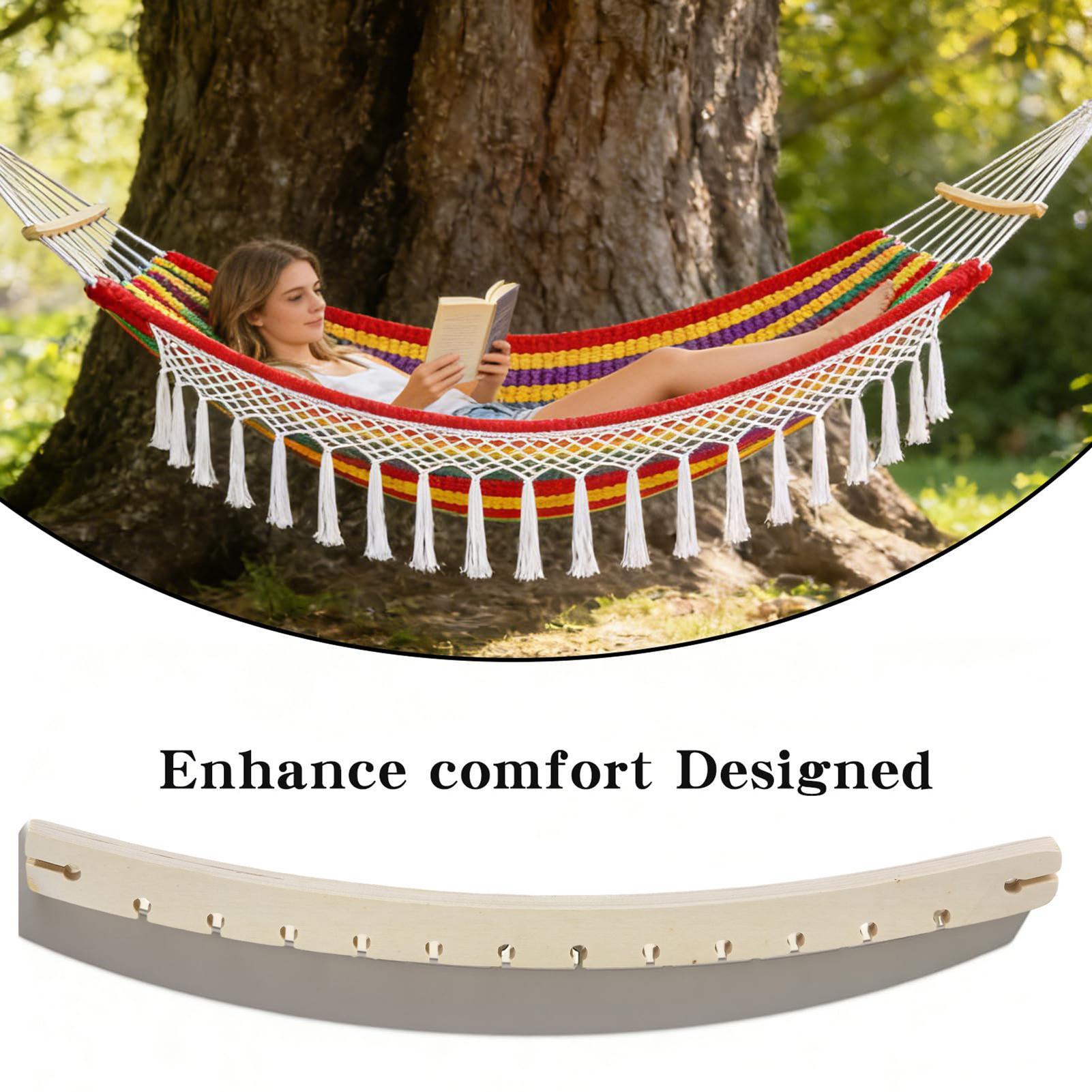 2pcs 해먹 스프레더 바 분리형 아치형 14홀 해먹  - Hammock With Stand 리뷰 및 가격