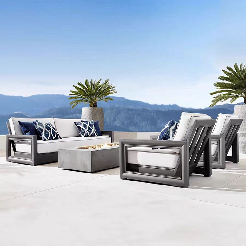 소파 세트 북유럽 스타일 맞춤형 야외 소파 마당 알루미 - Outdoor Furniture Europe 리뷰 및 가격