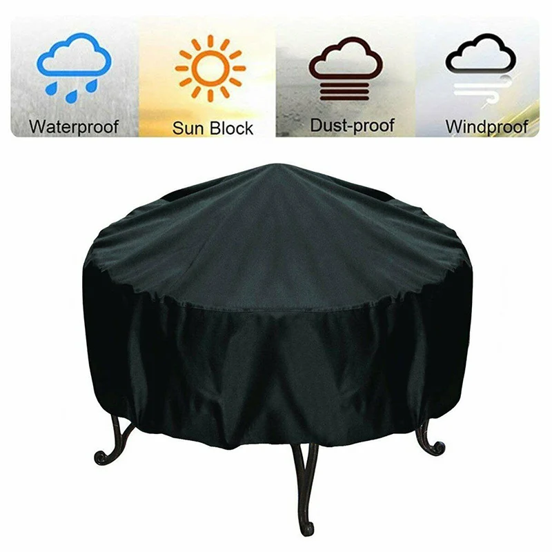 화덕 커버 라운드 화로 스토브 커버, 방수 방풍 햇빛  - Outdoor Furniture Ideas 리뷰 및 가격