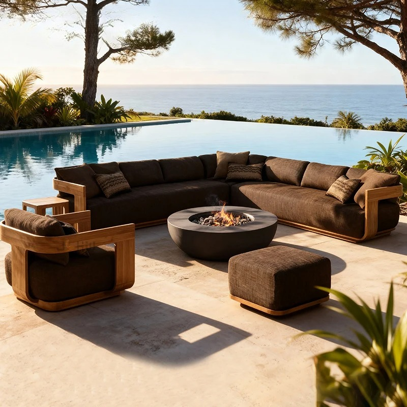 방수 UV 차단 쿠션이 있는 소파, 맞춤형 서비스가 제 - Outdoor Furniture Europe 리뷰 및 가격