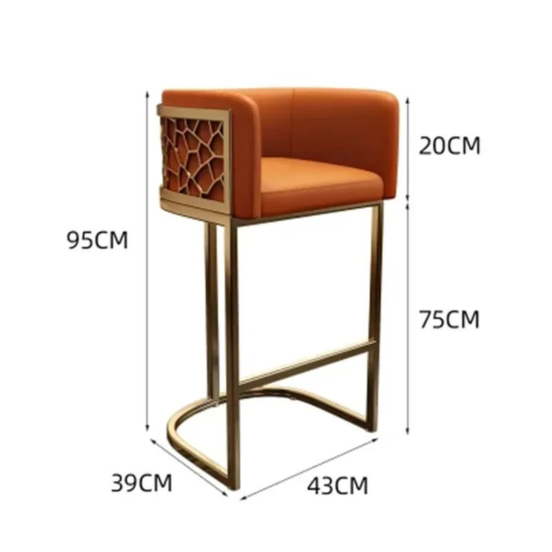 홈 하이 키친 스툴 북유럽 럭셔리 인체공학적 심플 바  - Outdoor Furniture Europe 리뷰 및 가격