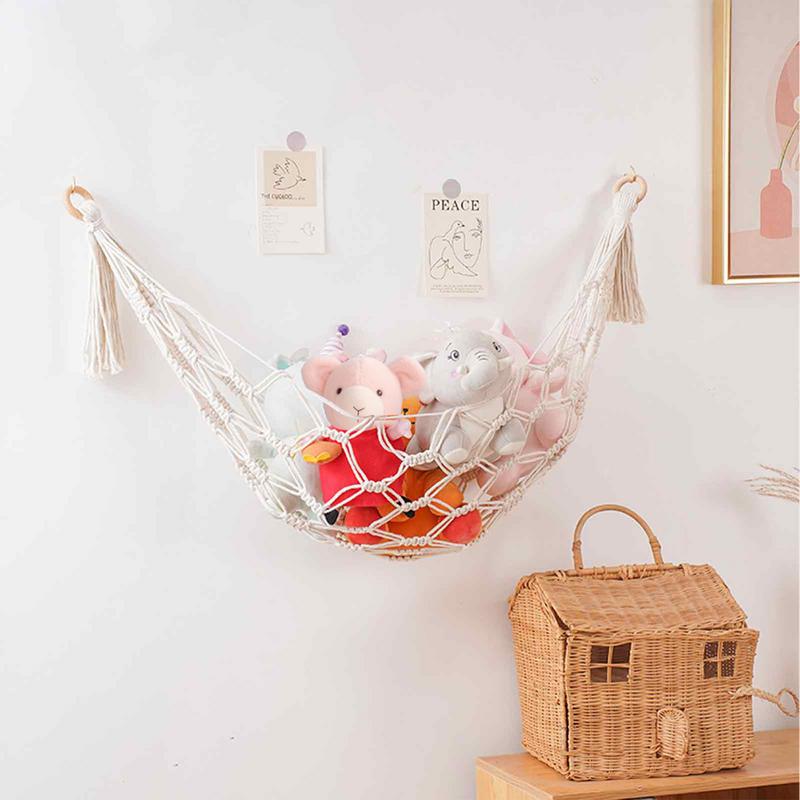Macrame 해먹 그물 장난감 보관 보호 장식, 어린 - Outdoor Furniture Kids 리뷰 및 가격