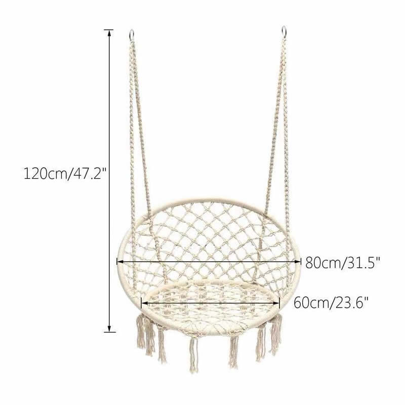 2025 북유럽 정원 수제 니트 라운드 교수형 해먹 야 - Outdoor Furniture Kids 리뷰 및 가격